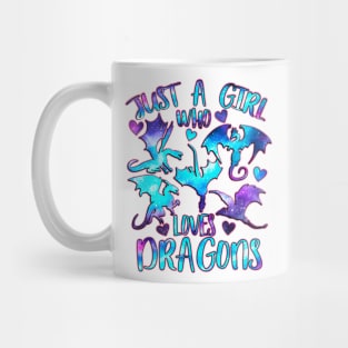Just a girl who loves dragons Mug